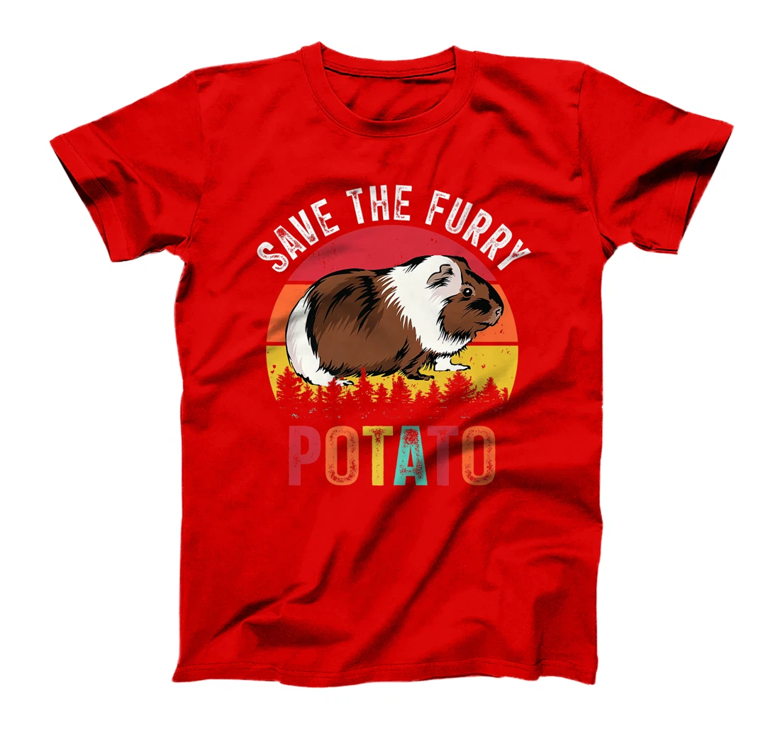 Save The Furry Potato Funny Guinea Pig T-Shirt, Kid T-Shirt and Women T-Shirt