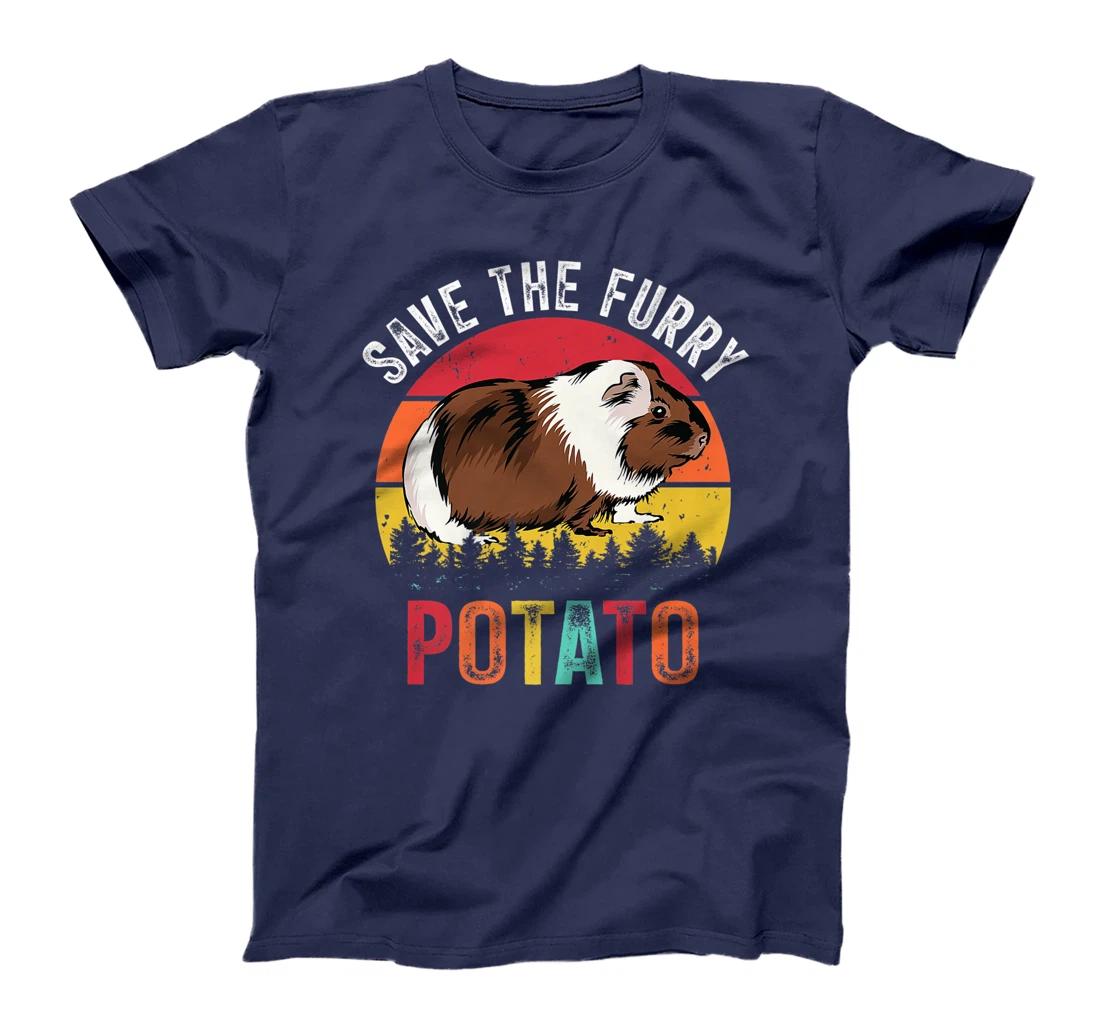 Save The Furry Potato Funny Guinea Pig T-Shirt, Kid T-Shirt and Women T-Shirt