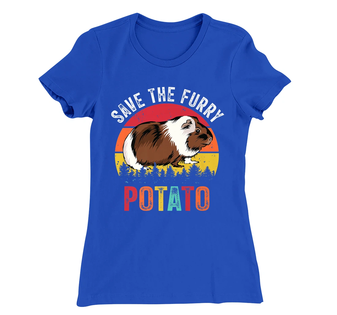Save The Furry Potato Funny Guinea Pig T-Shirt, Kid T-Shirt and Women T-Shirt