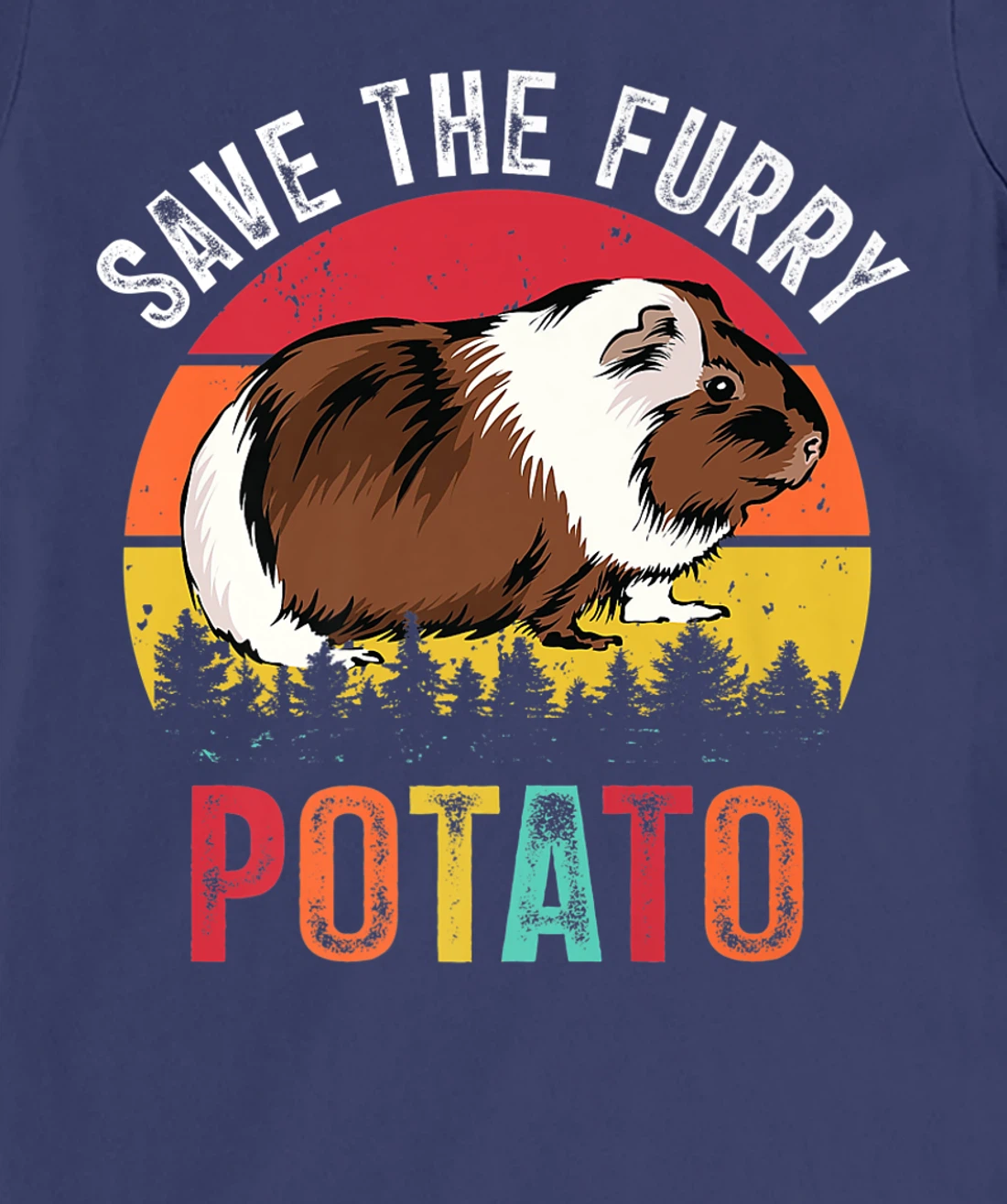 Save The Furry Potato Funny Guinea Pig T-Shirt, Kid T-Shirt and Women T-Shirt