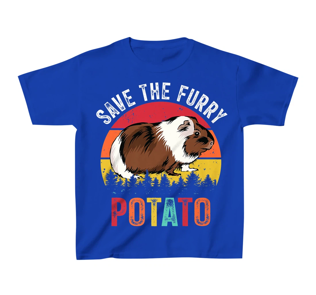 Save The Furry Potato Funny Guinea Pig T-Shirt, Kid T-Shirt and Women T-Shirt