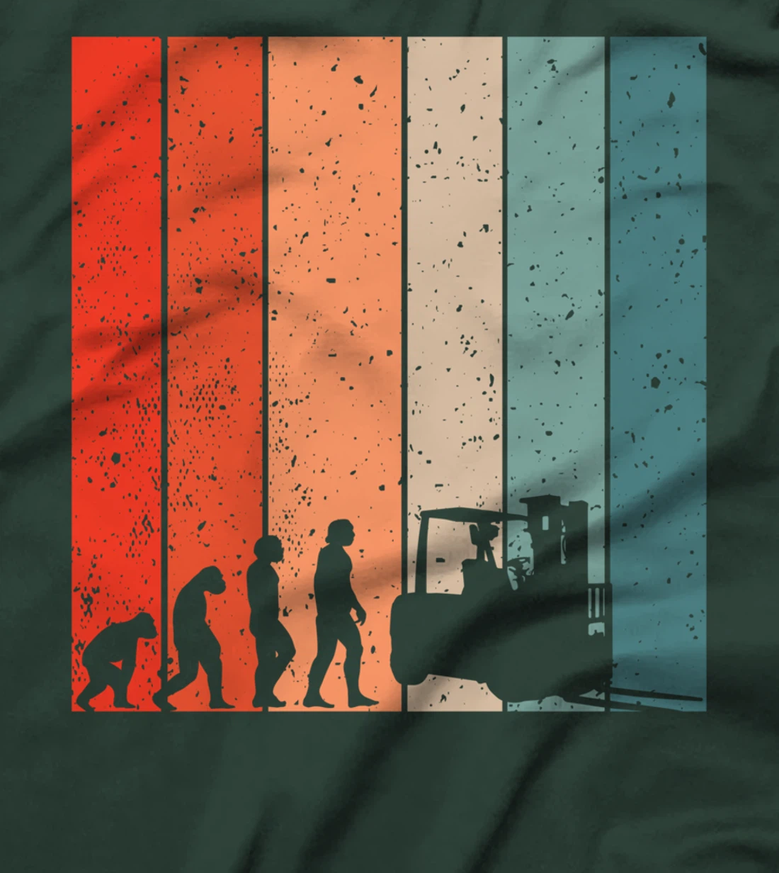 Evolution Forklift Driver Evolution Forklift Driver T-Shirt