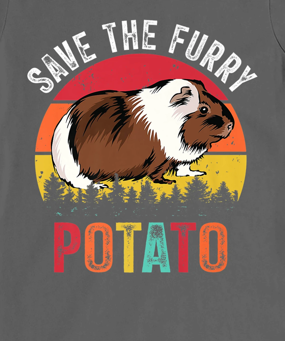 Save The Furry Potato Funny Guinea Pig T-Shirt, Kid T-Shirt and Women T-Shirt