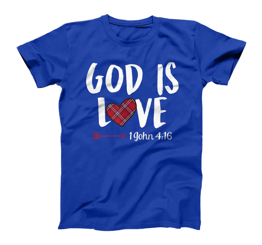 God Is Love 1 John 4 16 Christian Bible Valentines Day Gift T-Shirt