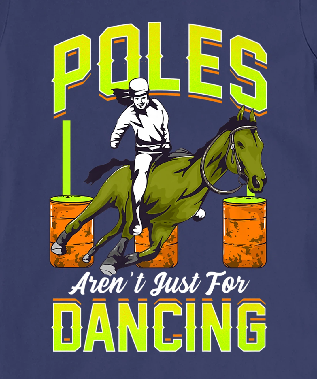 Barrel Racing Rodeo Men Women Cowboy Cowgirl Racer Spurs T-Shirt, Kid T-Shirt and Women T-Shirt