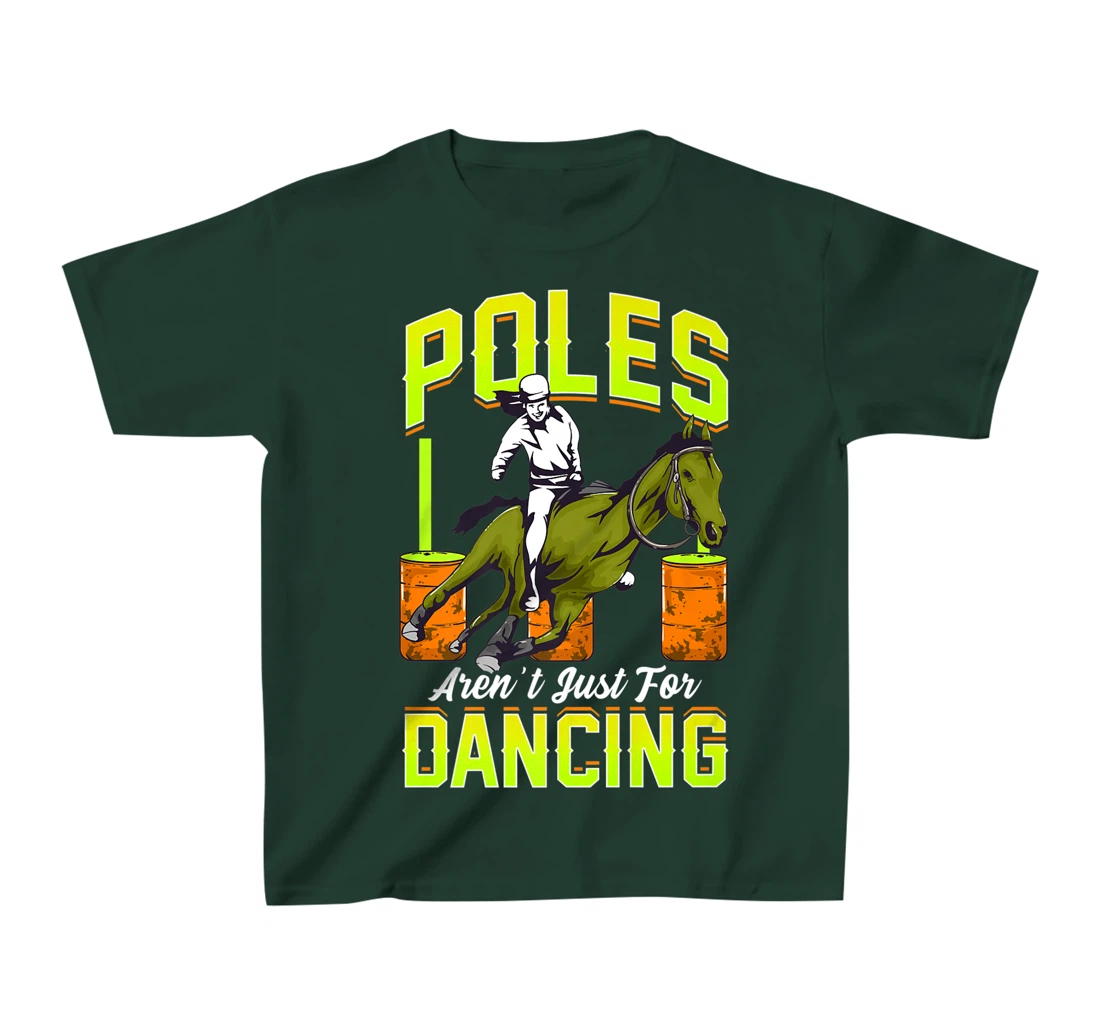 Barrel Racing Rodeo Men Women Cowboy Cowgirl Racer Spurs T-Shirt, Kid T-Shirt and Women T-Shirt