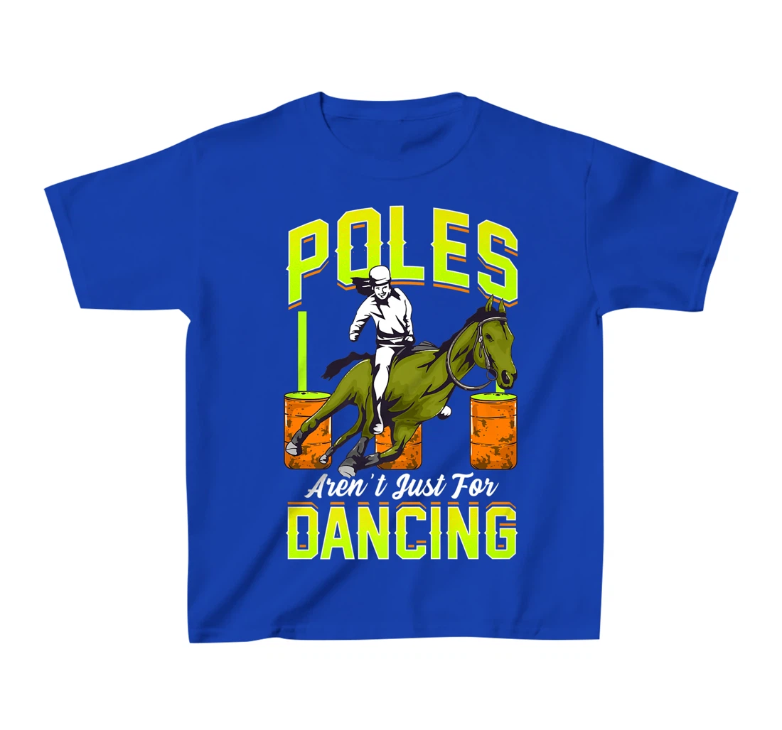 Barrel Racing Rodeo Men Women Cowboy Cowgirl Racer Spurs T-Shirt, Kid T-Shirt and Women T-Shirt