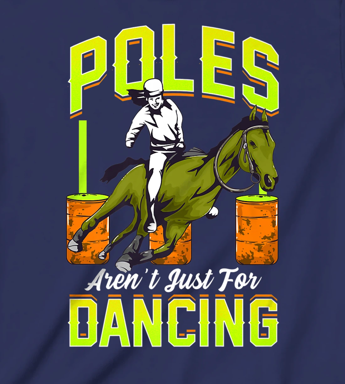 Barrel Racing Rodeo Men Women Cowboy Cowgirl Racer Spurs T-Shirt, Kid T-Shirt and Women T-Shirt