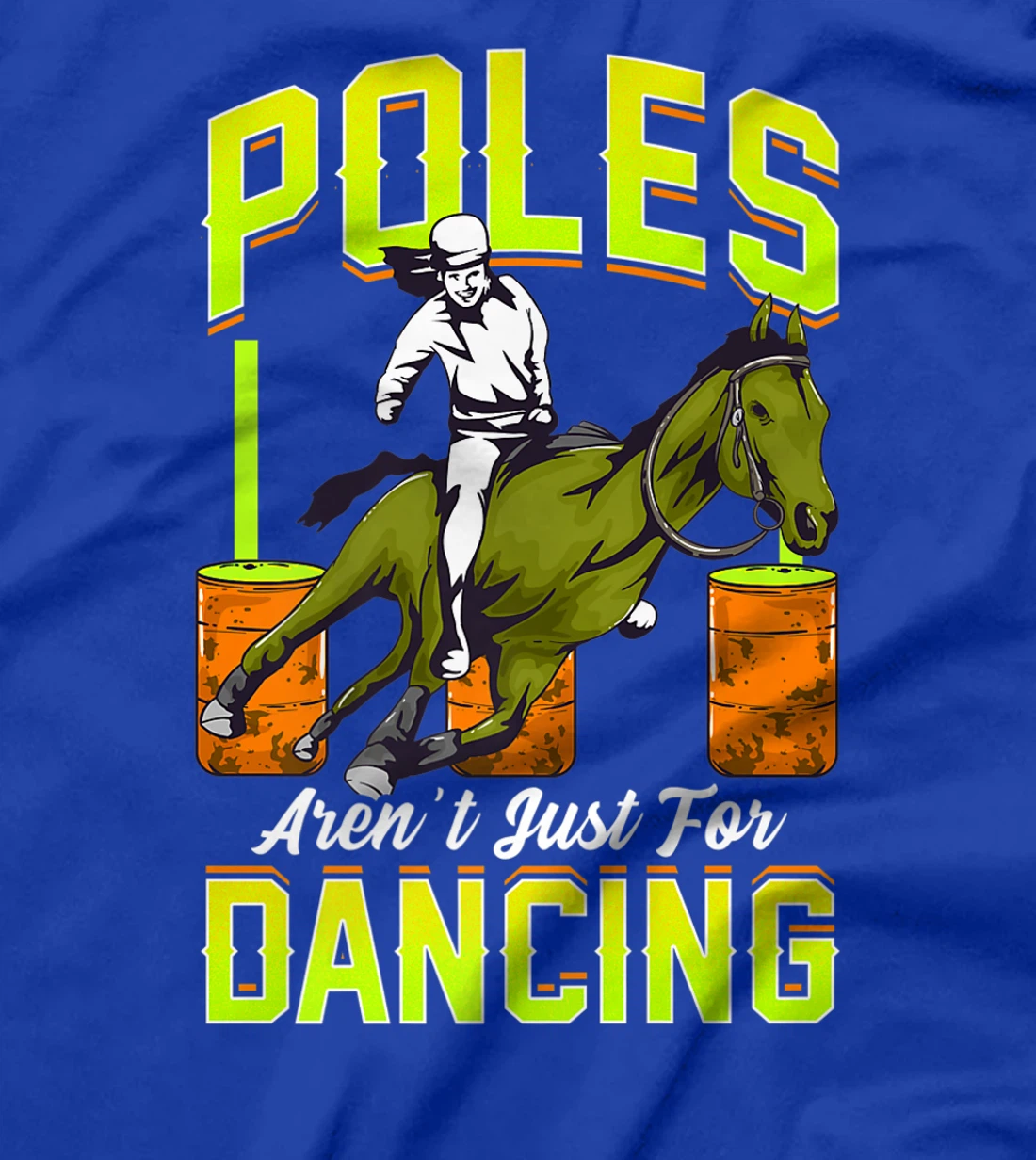 Barrel Racing Rodeo Men Women Cowboy Cowgirl Racer Spurs T-Shirt, Kid T-Shirt and Women T-Shirt