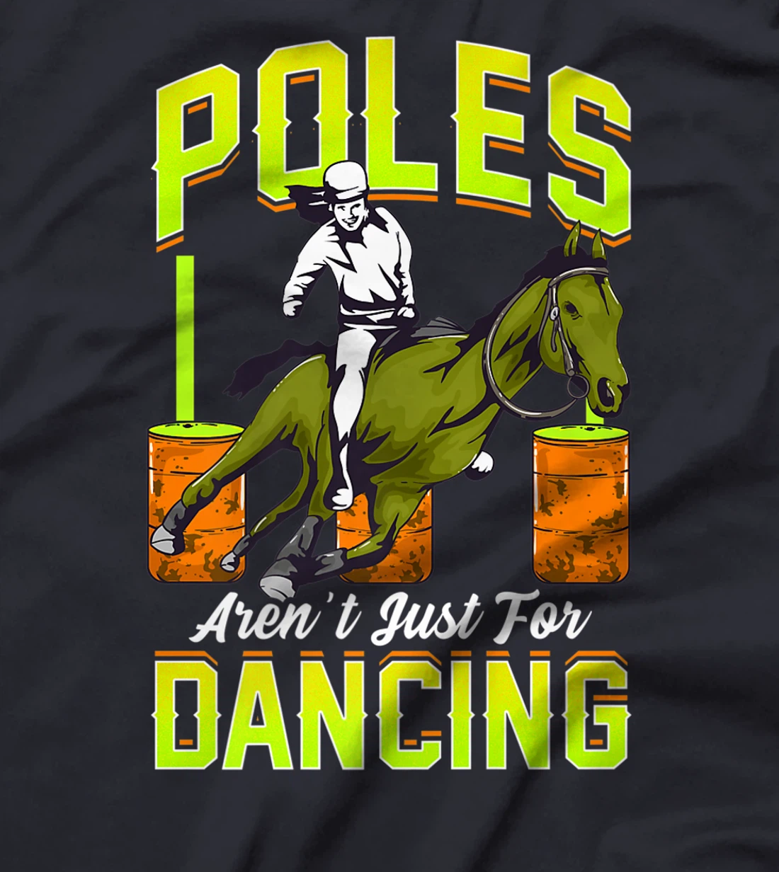 Barrel Racing Rodeo Men Women Cowboy Cowgirl Racer Spurs T-Shirt, Kid T-Shirt and Women T-Shirt