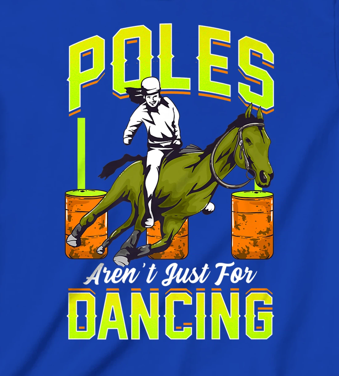 Barrel Racing Rodeo Men Women Cowboy Cowgirl Racer Spurs T-Shirt, Kid T-Shirt and Women T-Shirt