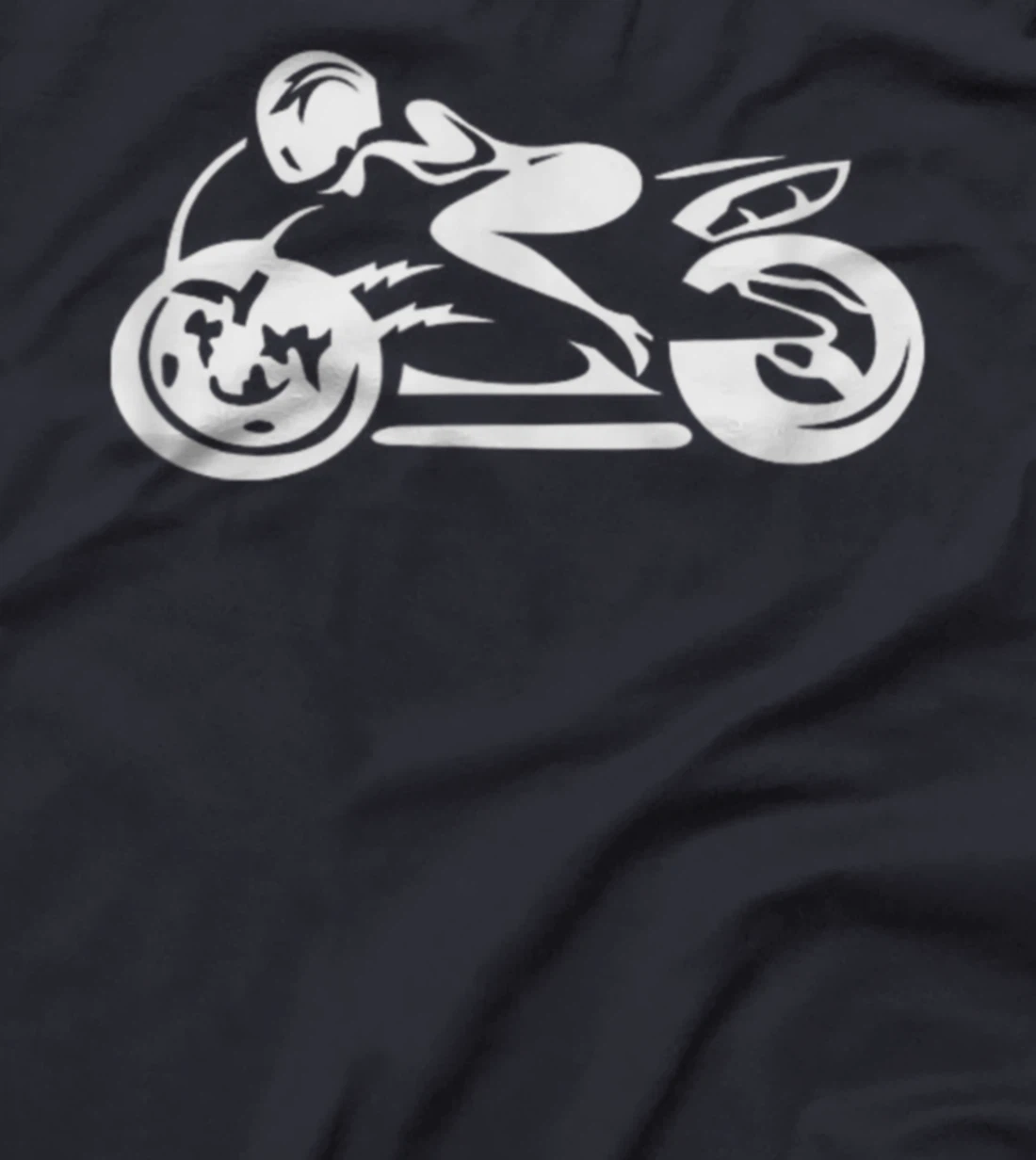 Woman on motorcycle motif shirt, bike stencil T-Shirt, Women T-Shirt biker Long Sleeve T-Shirt, Women T-Shirt