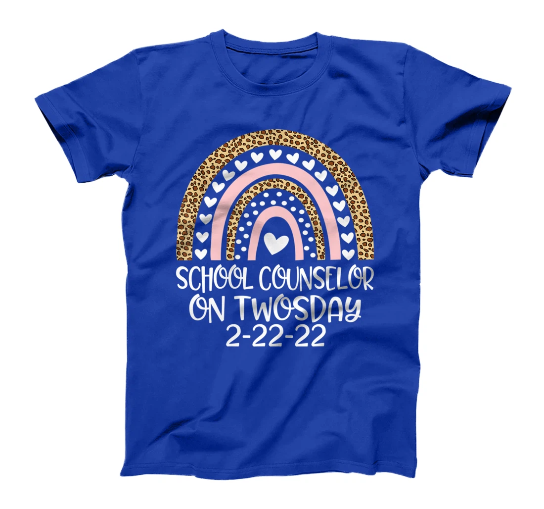 School Counselor On Twosday 2/22/2022 Funny February 22nd T-Shirt