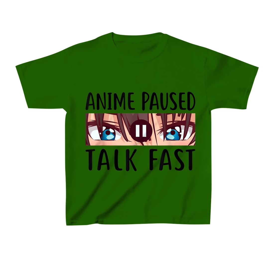 I Paused My Anime To Be Here, Cute Cool Anime Graphic Design T-Shirt, Kid T-Shirt and Women T-Shirt