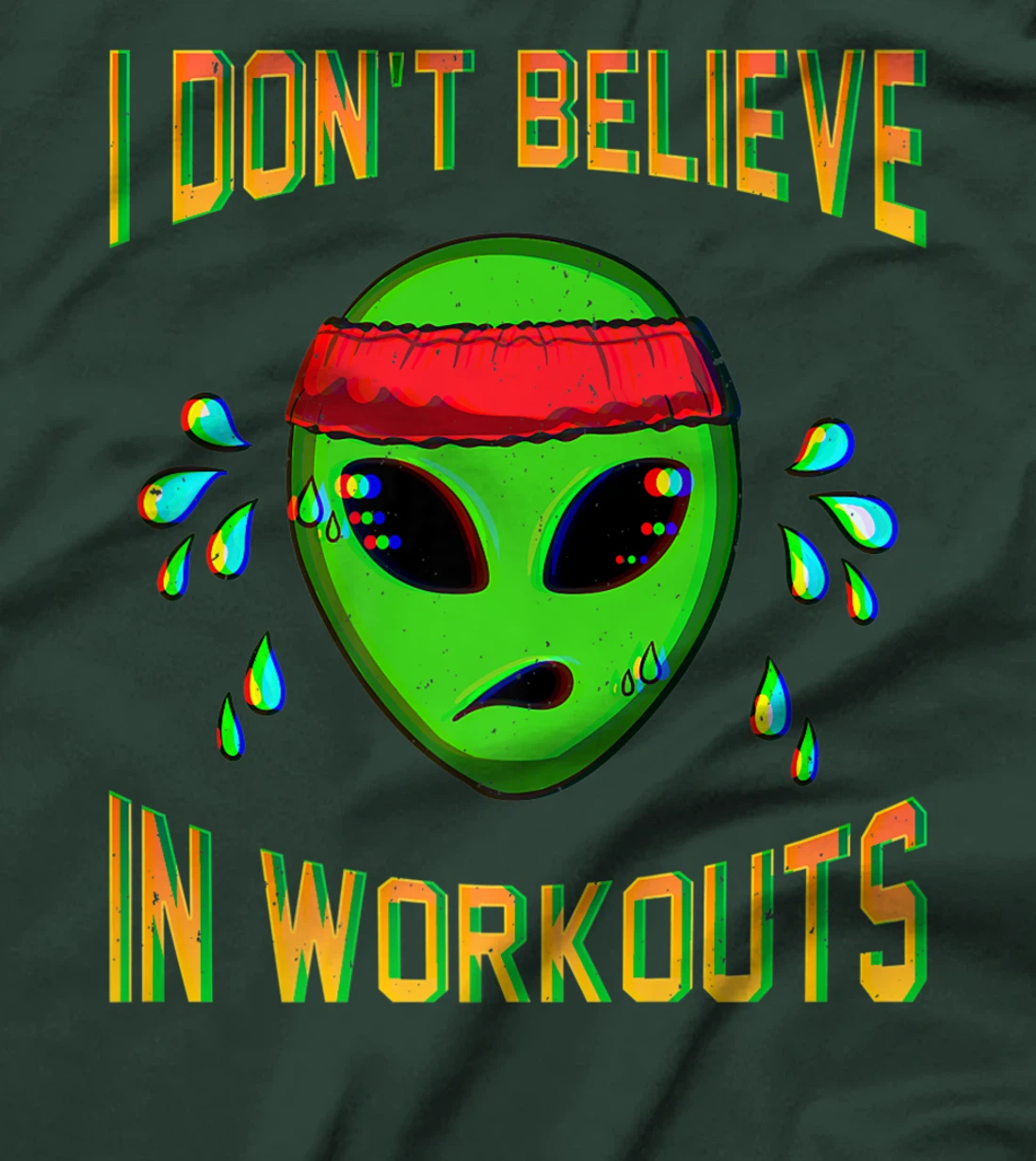 Alien Workout Fitness Exercise Ancient UFO Gym Aliens T-Shirt, Kid T-Shirt and Women T-Shirt