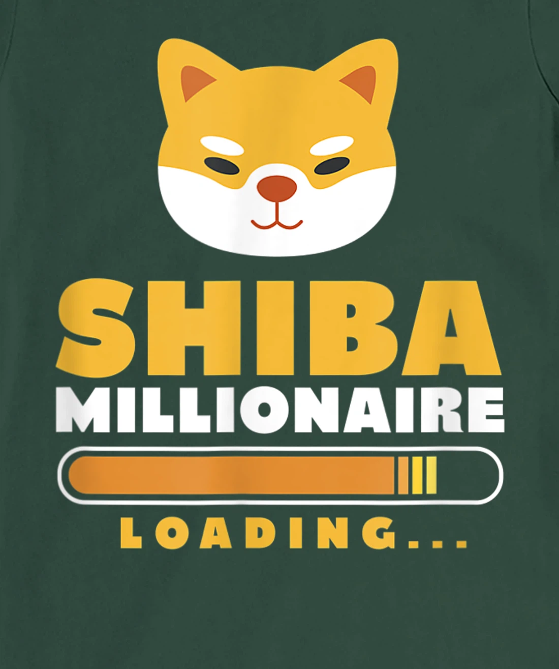 Shiba Inu Millionaire Loading Shiba Inu Coin Cryptocurrency T-Shirt, Women T-Shirt