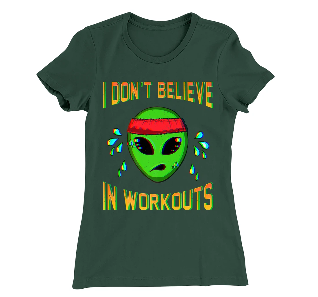 Alien Workout Fitness Exercise Ancient UFO Gym Aliens T-Shirt, Kid T-Shirt and Women T-Shirt