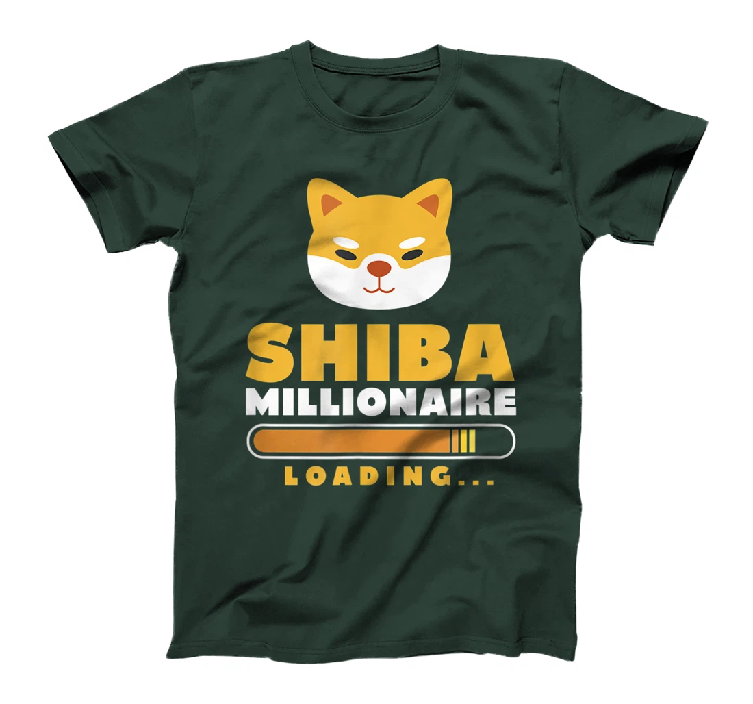 Shiba Inu Millionaire Loading Shiba Inu Coin Cryptocurrency T-Shirt, Women T-Shirt