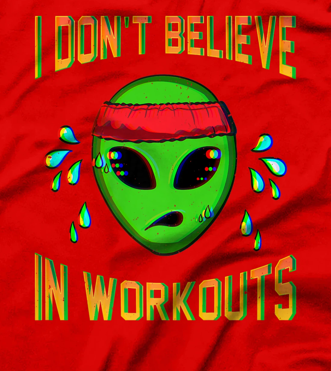 Alien Workout Fitness Exercise Ancient UFO Gym Aliens T-Shirt, Kid T-Shirt and Women T-Shirt