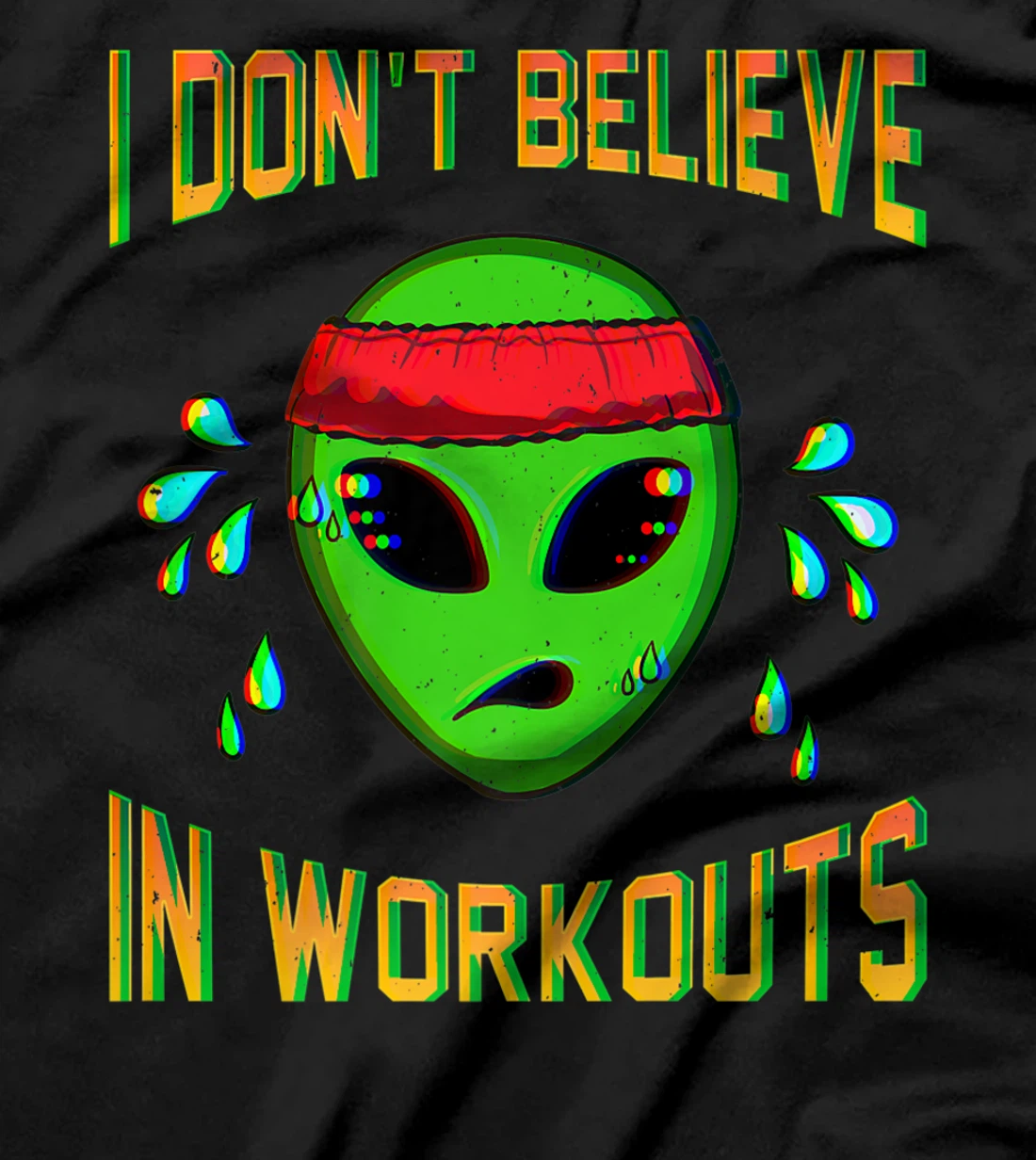 Alien Workout Fitness Exercise Ancient UFO Gym Aliens T-Shirt, Kid T-Shirt and Women T-Shirt