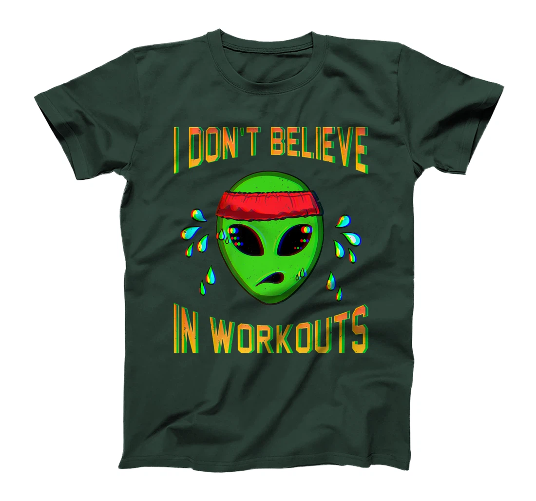 Alien Workout Fitness Exercise Ancient UFO Gym Aliens T-Shirt, Kid T-Shirt and Women T-Shirt
