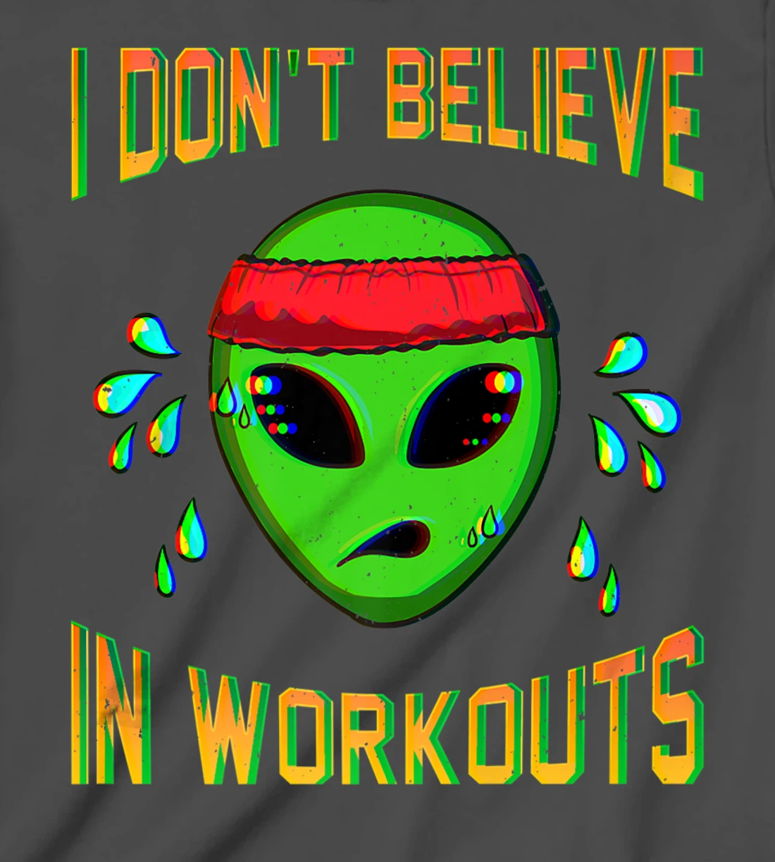 Alien Workout Fitness Exercise Ancient UFO Gym Aliens T-Shirt, Kid T-Shirt and Women T-Shirt