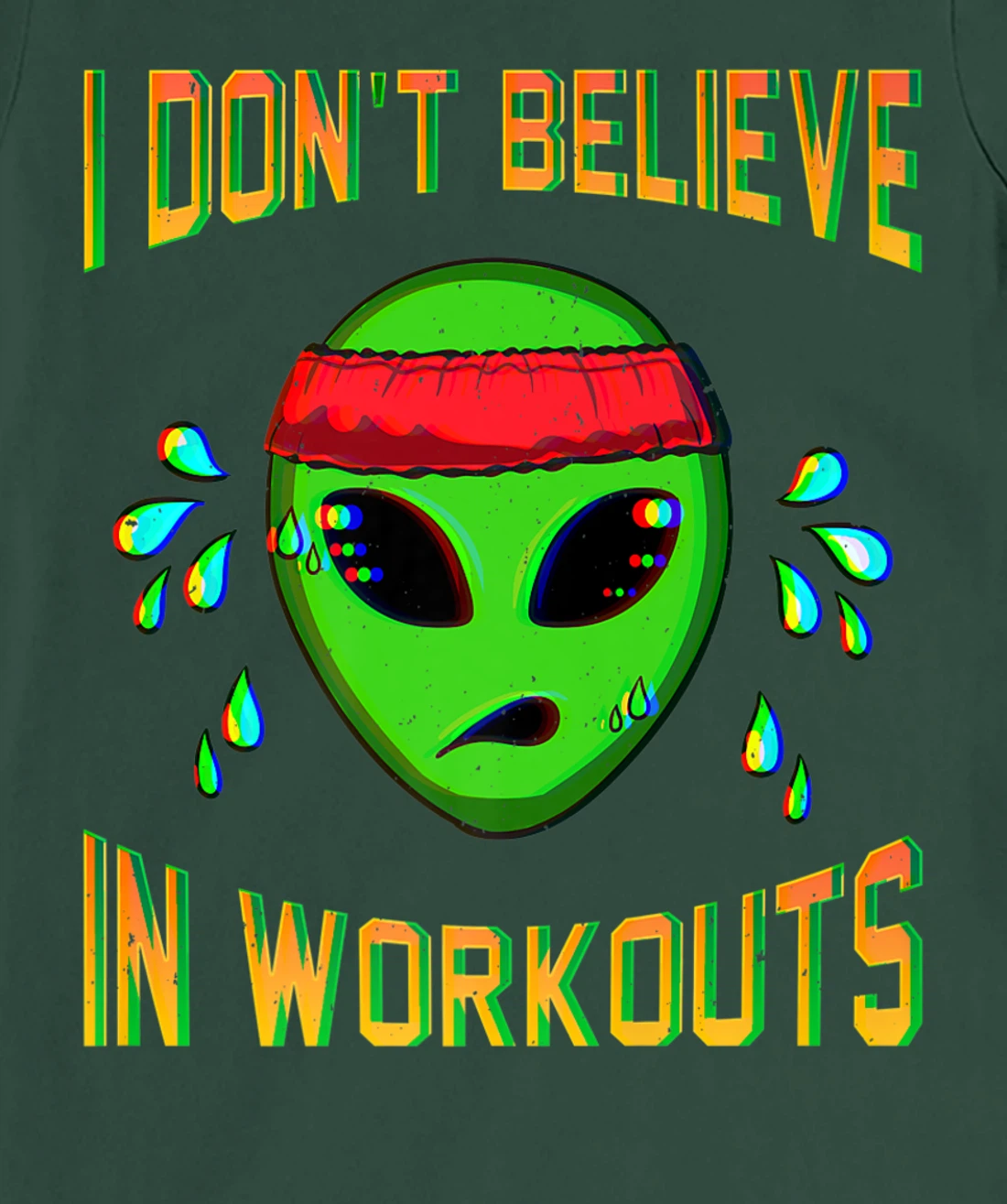 Alien Workout Fitness Exercise Ancient UFO Gym Aliens T-Shirt, Kid T-Shirt and Women T-Shirt