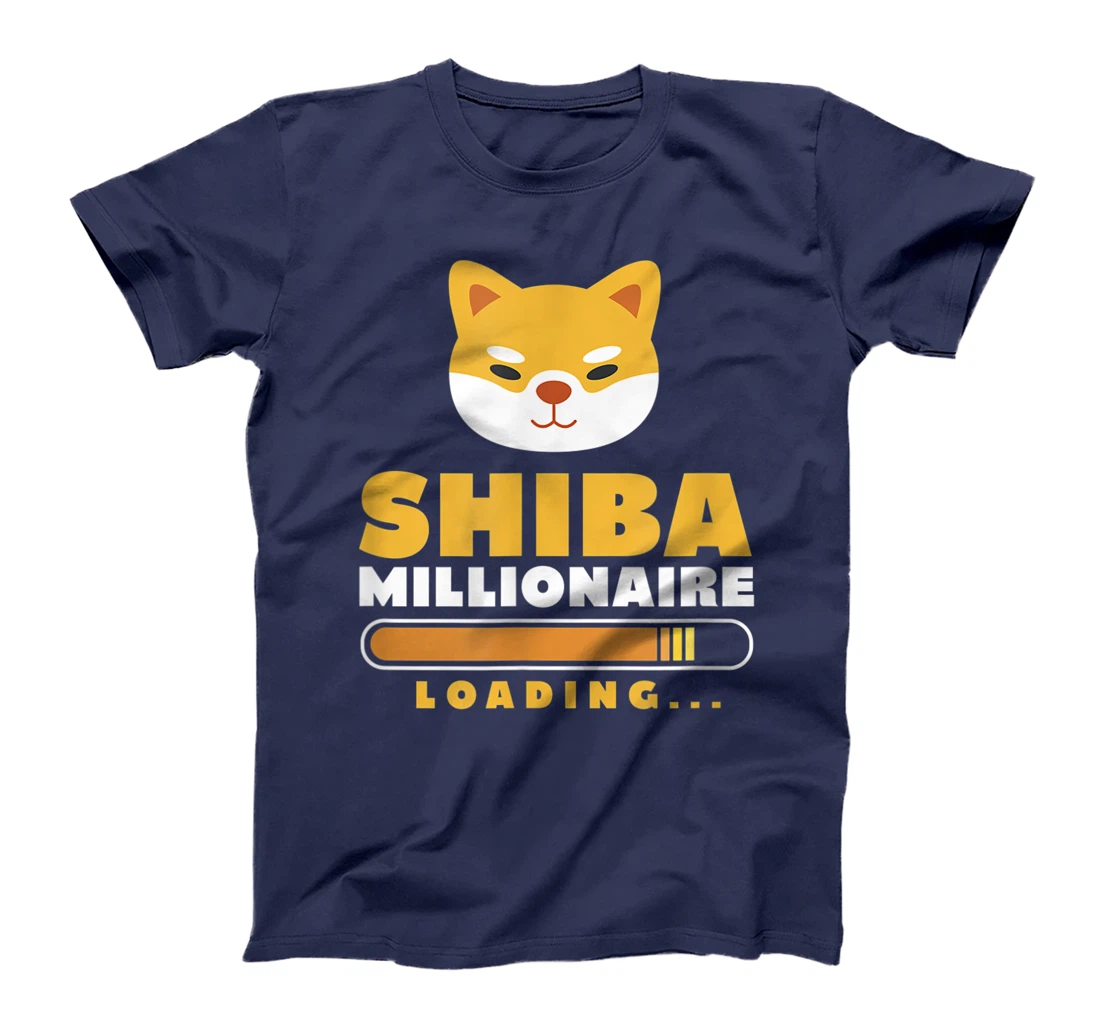 Shiba Inu Millionaire Loading Shiba Inu Coin Cryptocurrency T-Shirt, Women T-Shirt