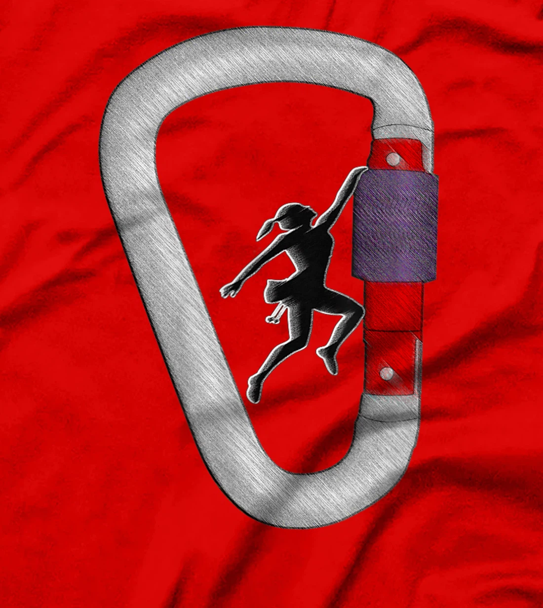 I like Rock Climbing It's My Happy Place T-Shirt, Women T-Shirt