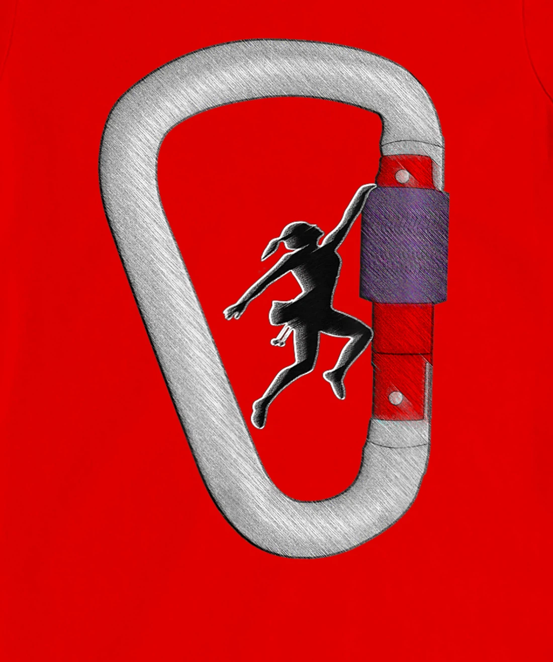 I like Rock Climbing It's My Happy Place T-Shirt, Women T-Shirt