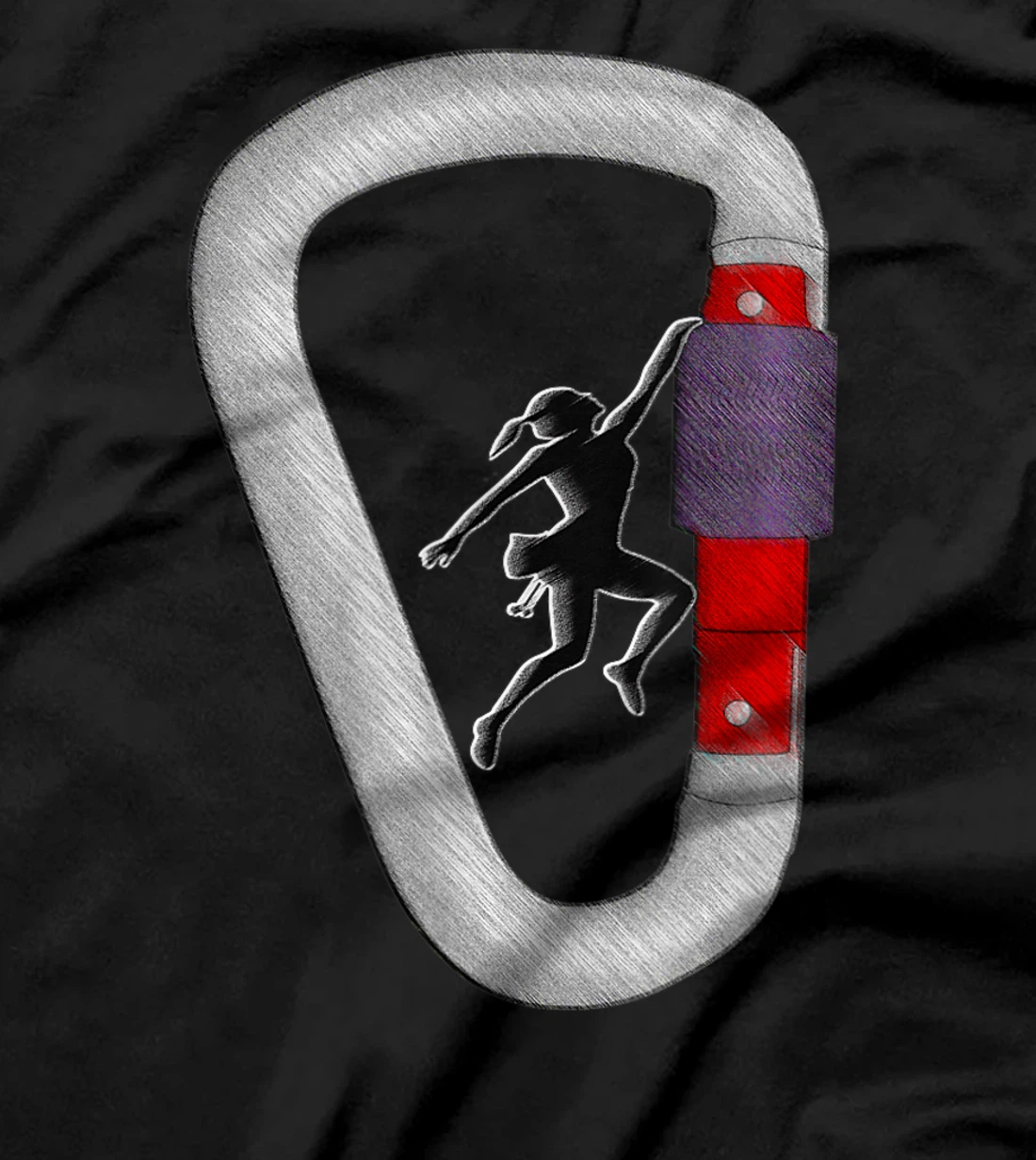 I like Rock Climbing It's My Happy Place T-Shirt, Women T-Shirt