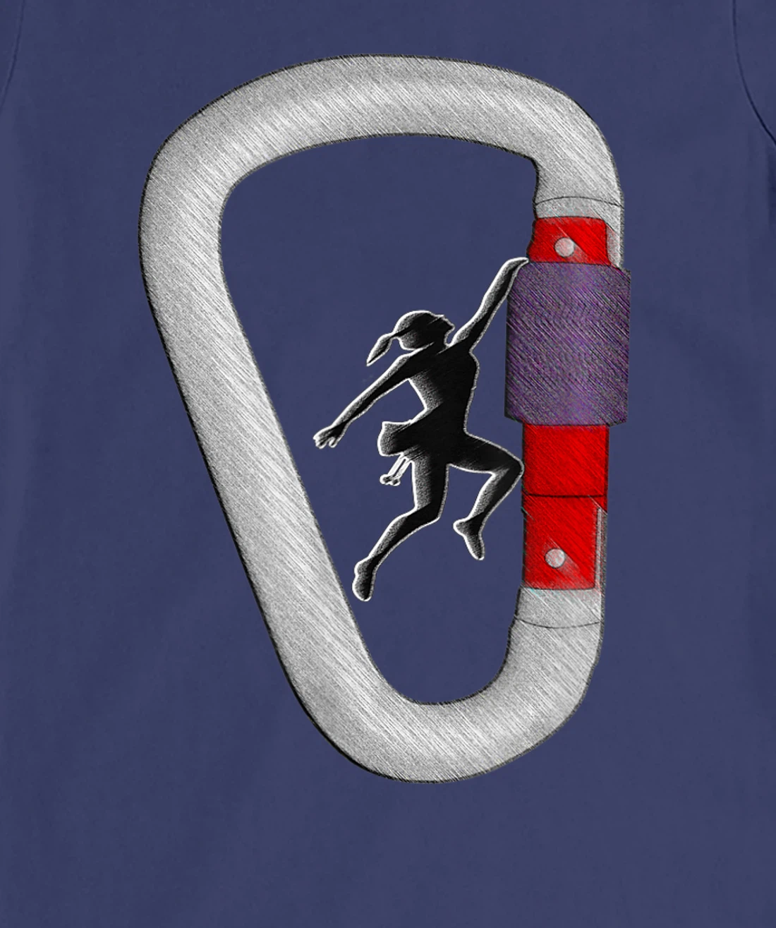 I like Rock Climbing It's My Happy Place T-Shirt, Women T-Shirt