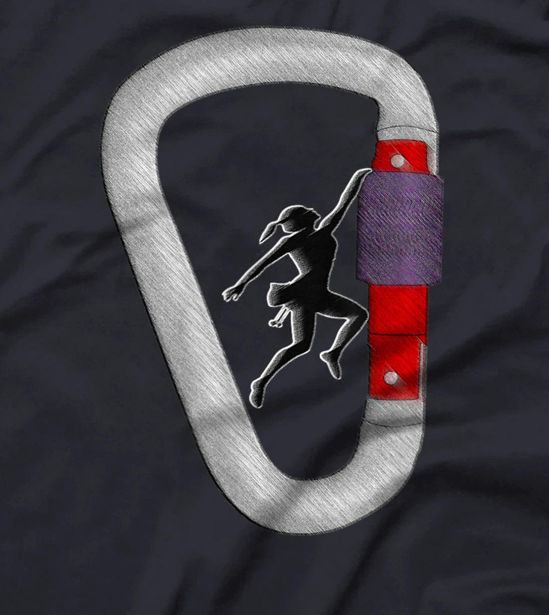 I like Rock Climbing It's My Happy Place T-Shirt, Women T-Shirt