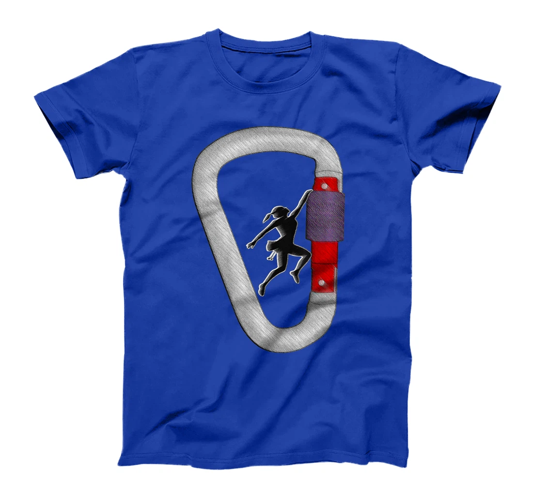 I like Rock Climbing It's My Happy Place T-Shirt, Women T-Shirt