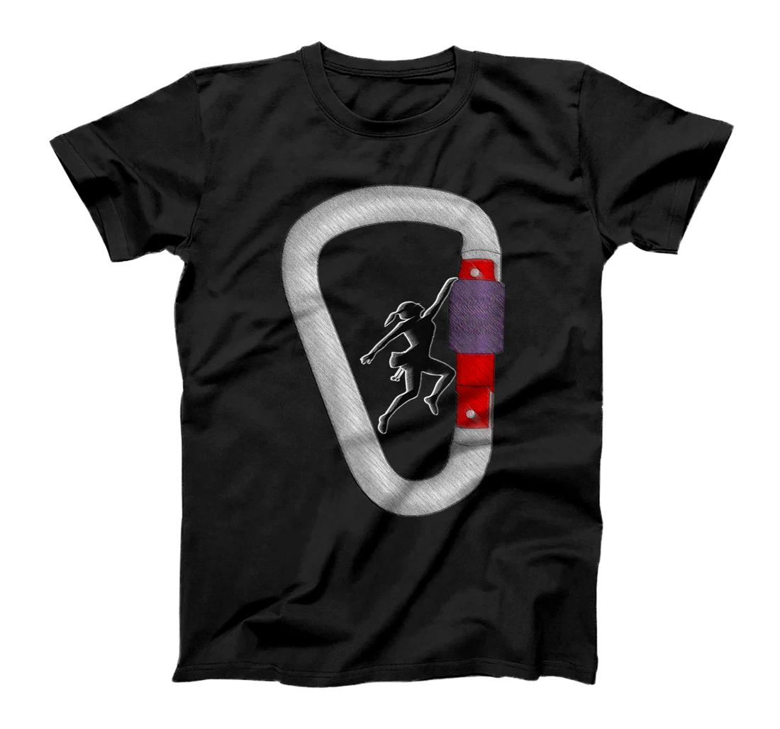 I like Rock Climbing It's My Happy Place T-Shirt, Women T-Shirt