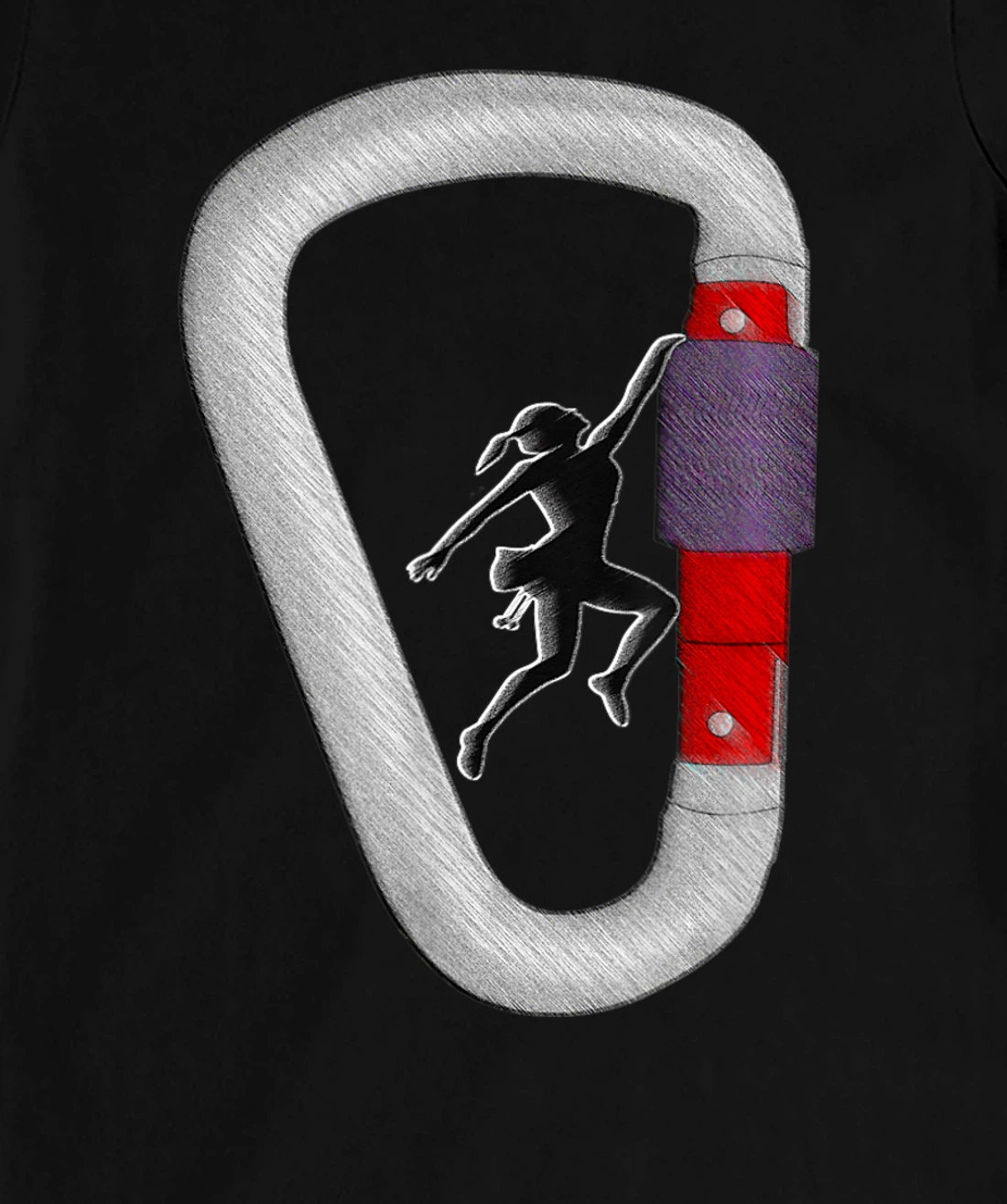 I like Rock Climbing It's My Happy Place T-Shirt, Women T-Shirt