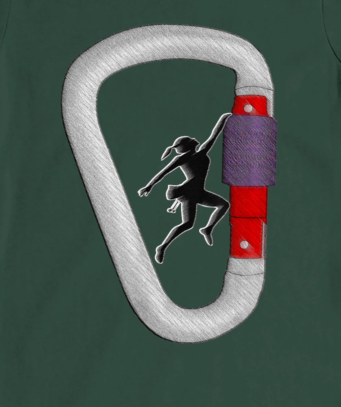 I like Rock Climbing It's My Happy Place T-Shirt, Women T-Shirt