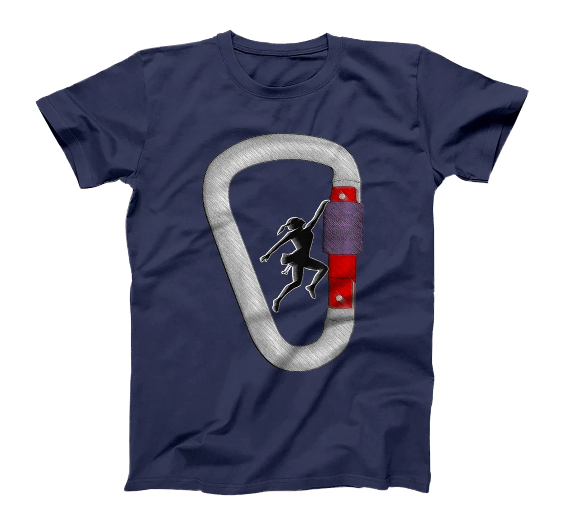 I like Rock Climbing It's My Happy Place T-Shirt, Women T-Shirt