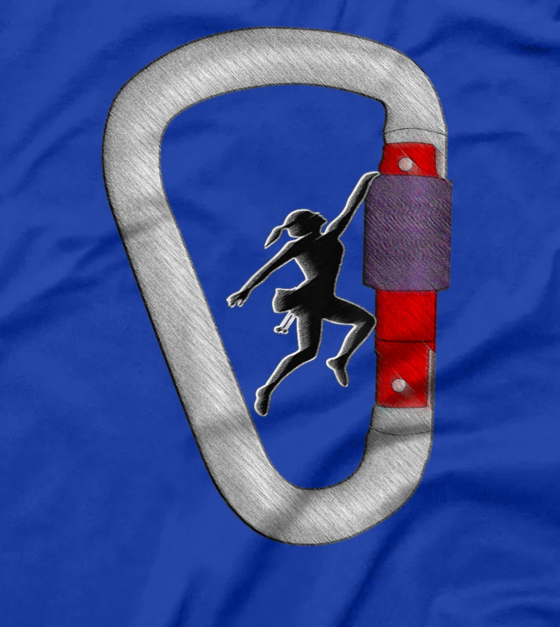 I like Rock Climbing It's My Happy Place T-Shirt, Women T-Shirt