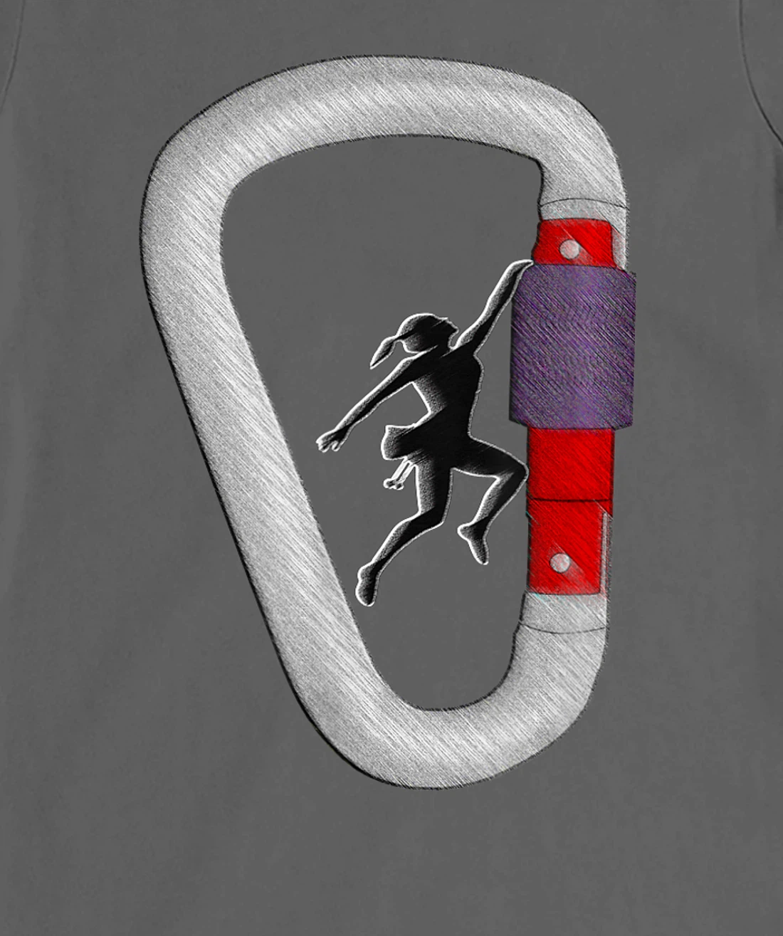 I like Rock Climbing It's My Happy Place T-Shirt, Women T-Shirt