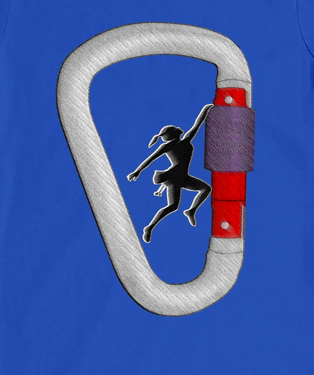 I like Rock Climbing It's My Happy Place T-Shirt, Women T-Shirt