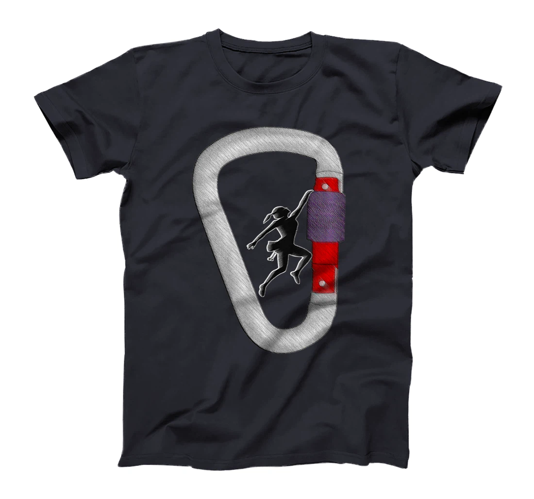 I like Rock Climbing It's My Happy Place T-Shirt, Women T-Shirt