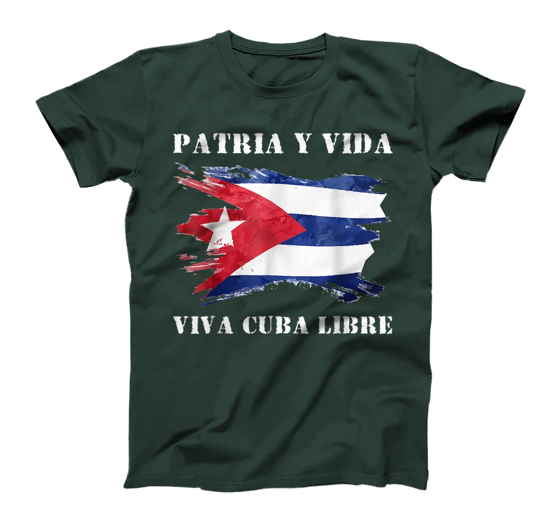 Free Cuban & Cuba Flag T-Shirt, Women T-Shirt