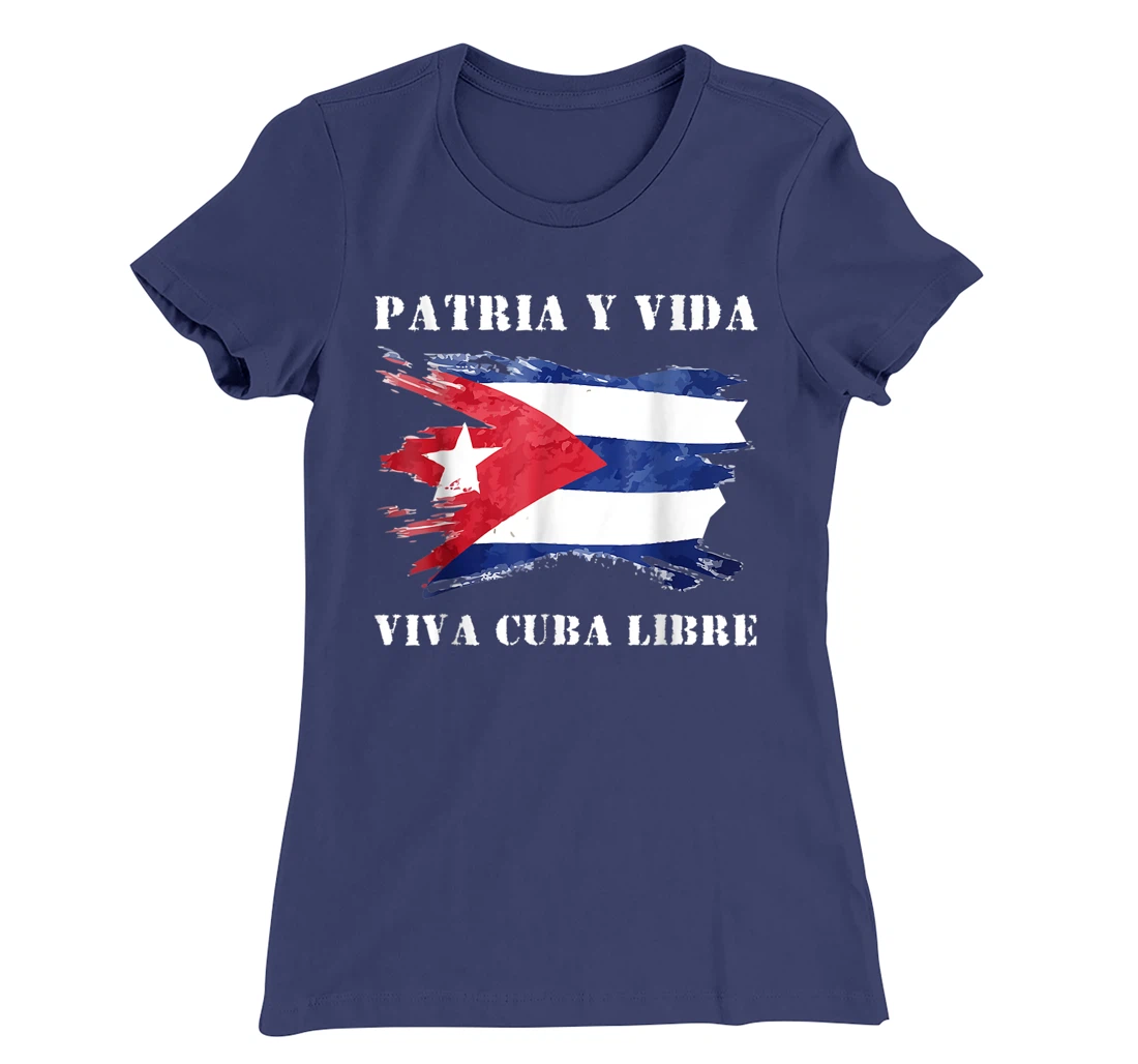 Free Cuban & Cuba Flag T-Shirt, Women T-Shirt