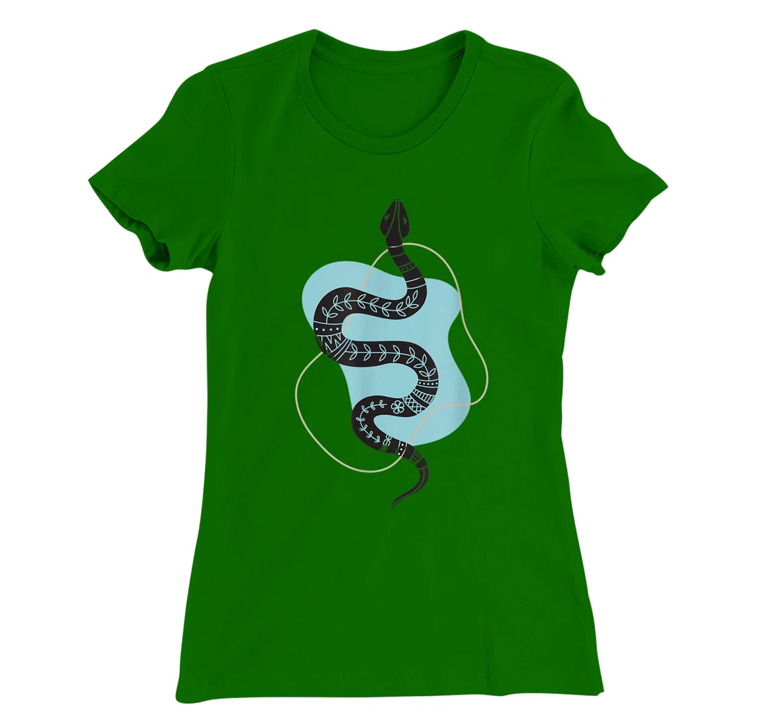 Womens Boho Snake Tee Tarot Spiritual Witchy Goblincore Aesthetic T-Shirt, Kid T-Shirt and Women T-Shirt