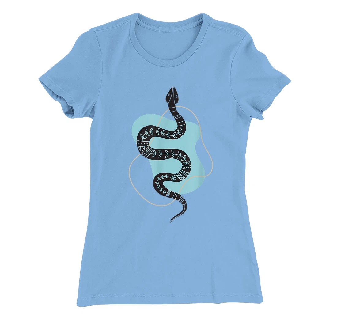 Womens Boho Snake Tee Tarot Spiritual Witchy Goblincore Aesthetic T-Shirt, Kid T-Shirt and Women T-Shirt