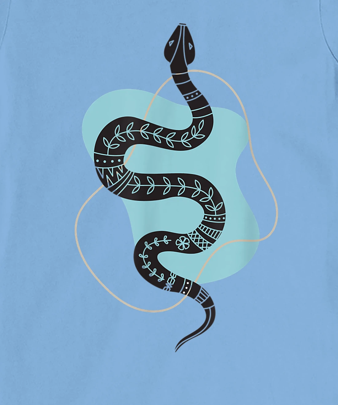 Womens Boho Snake Tee Tarot Spiritual Witchy Goblincore Aesthetic T-Shirt, Kid T-Shirt and Women T-Shirt