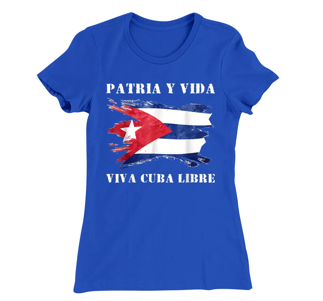 Free Cuban & Cuba Flag T-Shirt, Women T-Shirt