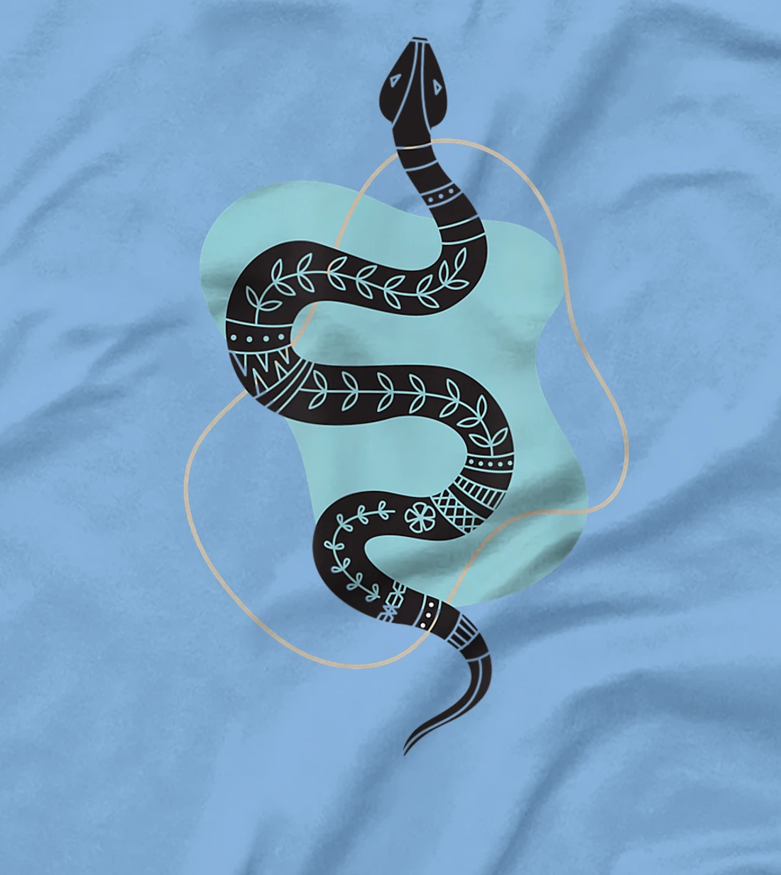 Womens Boho Snake Tee Tarot Spiritual Witchy Goblincore Aesthetic T-Shirt, Kid T-Shirt and Women T-Shirt