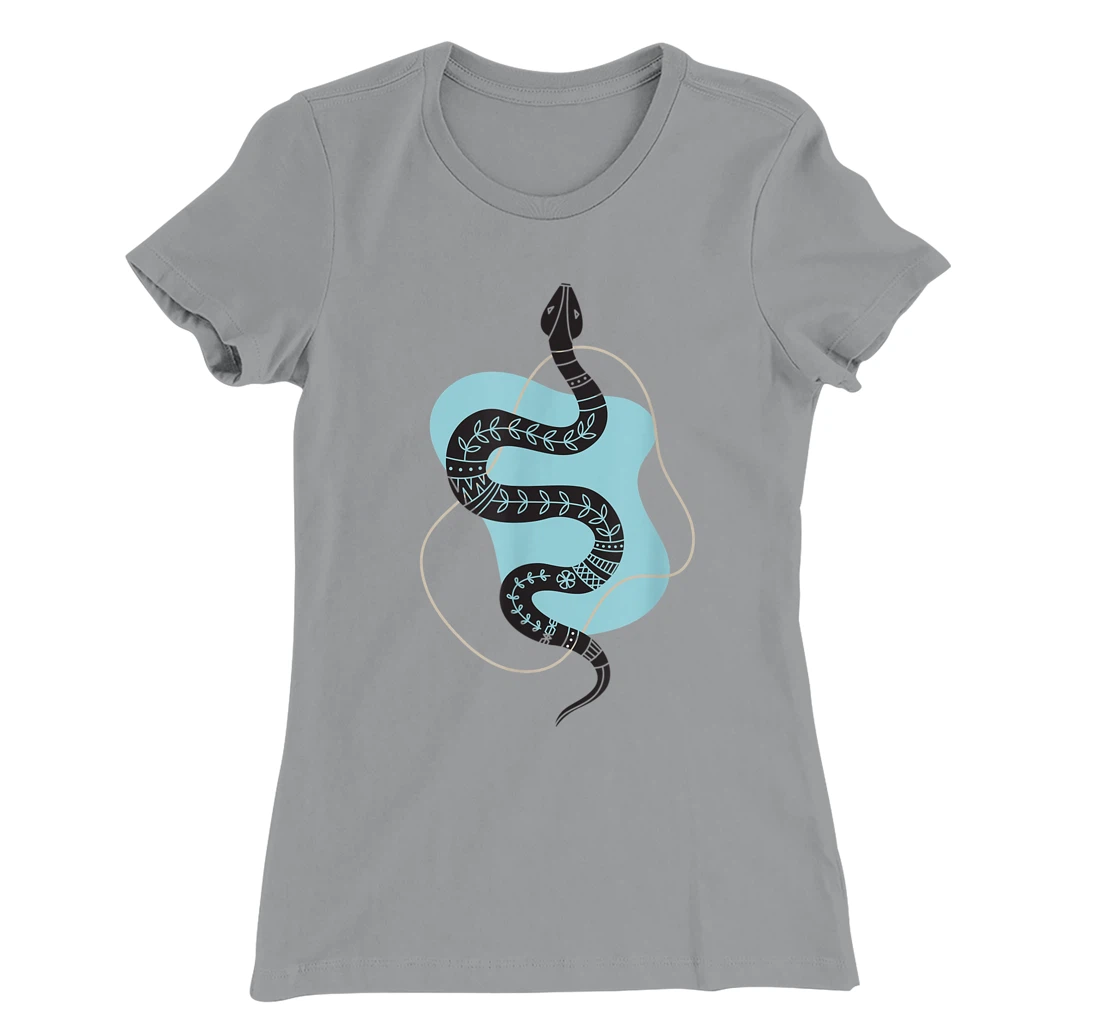Womens Boho Snake Tee Tarot Spiritual Witchy Goblincore Aesthetic T-Shirt, Kid T-Shirt and Women T-Shirt